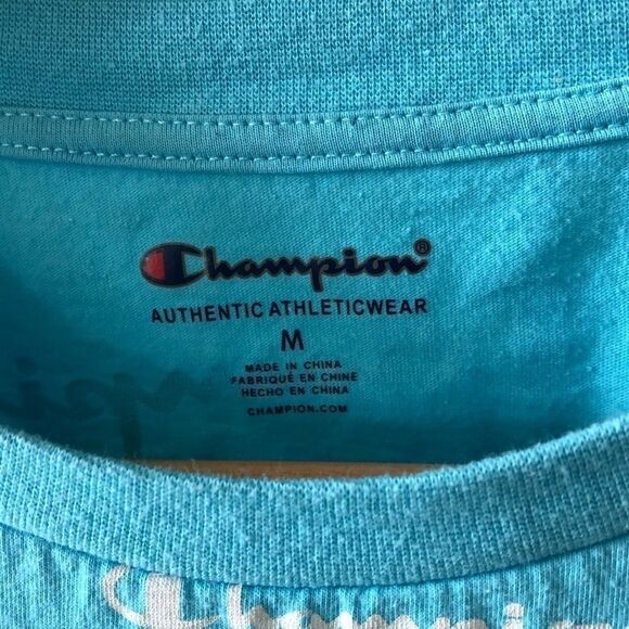 Champion Cropped Print Logo Tee - Picture 7 of 8